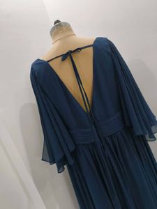 Elegant Navy Blue Maxi Dress