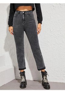 Acid Wash Mom Jeans