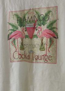 WHITE FLAMINGO BEACH TOP