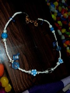 Blue Beaded Necklace