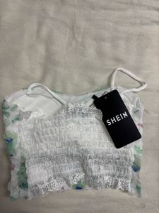 Floral Corset Crop Top