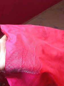Rani Pink Soft Silk Saree