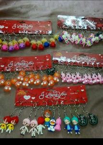 Excellent Five Dozens Keychains Total 60 Pieces