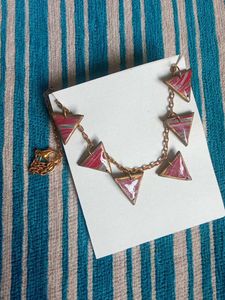Triangle Statement Necklace