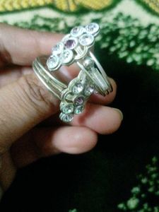 Silver Coated Toe Ring...
