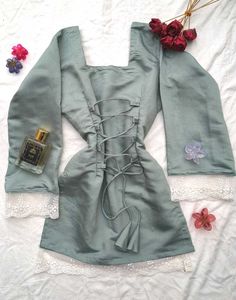 Corset Back Kurti 🤍