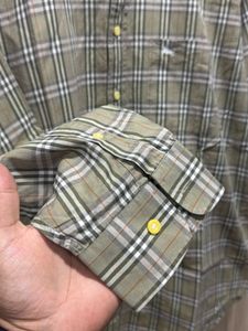 Burberry London Olive Check Shirt