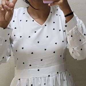 Beautiful White One Piece for party