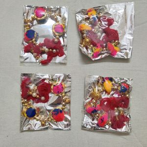 9| Rakhi Set For Bhaiya N Bhabhi With Puja Thali