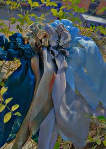 Silk Scrunchie With Beautiful Colours