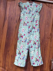 Floral Girls Jumpsuit