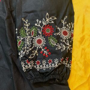 not in coins Elegant Embroidered Kurta with pant