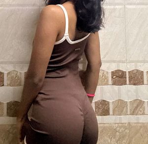 Brown Workout Jumpsuit