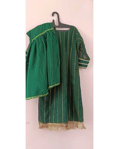 Beautiful Green Partywear Sharara Dress 👗