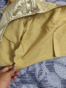 Gold Indian Sari Blouse