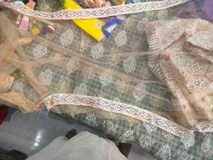 peach lehnga