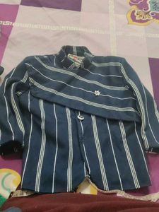 Boys Formal Striped Suit