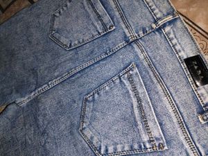Acid Wash Denim Jeans