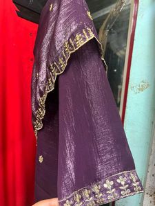 Elegant Purple Kurta Set