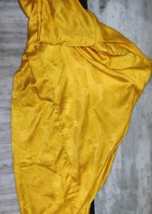 Honey Yellow Silk Suit