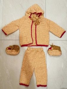 Baby Girl/Boy Handmade Crochet Set 💗
