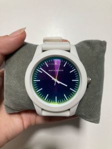 Mast&harbour, White Watch With Silicone Band