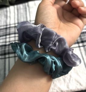 Two Organza Scrunchies