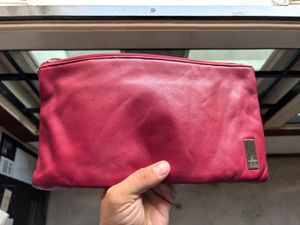 Red Leather Pouch