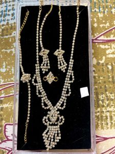 Rhinestone Jewelry Set