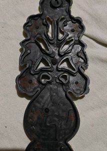 Vintage Floral Ceramic Wall Hanging