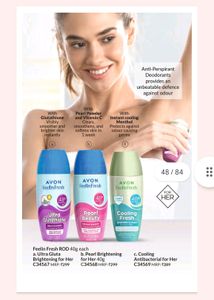 Avon Whitening Roll On Deo With Pearl Beauty