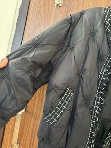 Black Korean Quilted Jacket