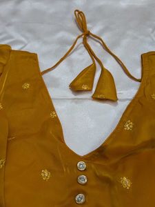 Elegant Mustard Blouse