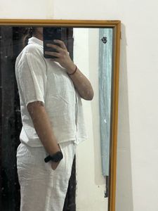 White Linen Set