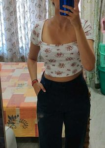 Square Neck Crop Top