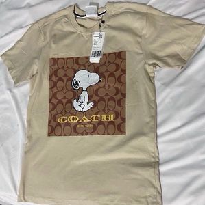 Coach X Peanuts Signature Snoopy T-Shirt Unisex