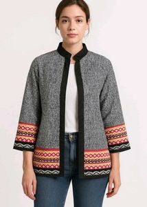 Boho Chic Textured Jacket