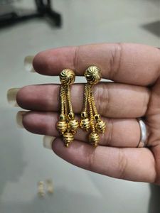 Gold Plated Screw-Back Earrings Set