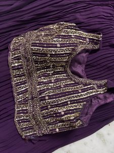 Purple Lehenga Choli