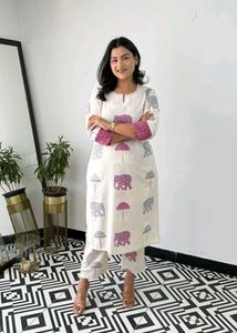 Beautiful Kurti with Pant set