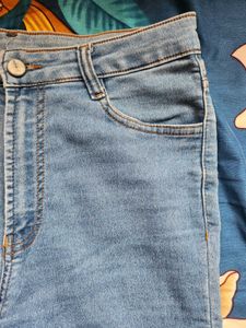 Light Wash High-Waisted Flare Jeans