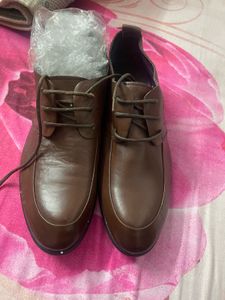 Men's Brown Leather Dress Shoes