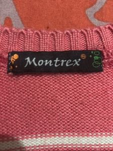 Pink Striped Montrex Vest