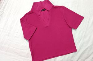Pink Crop Top