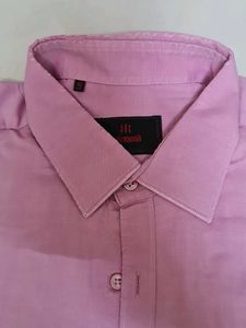 Raymond Mens Pink Formal Shirt, Size 42