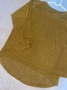 Olive Green Knit Top