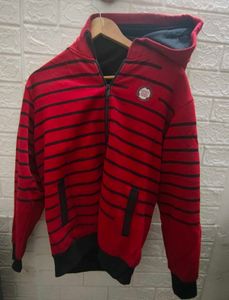 Striped Red Hoodie