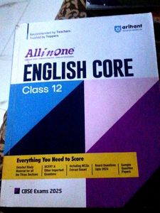 All In One English Core Class 12