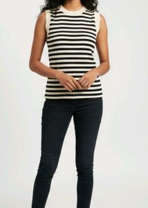 Striped Sleeveless Top