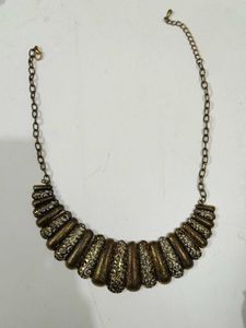 Oxidised Golden Necklace